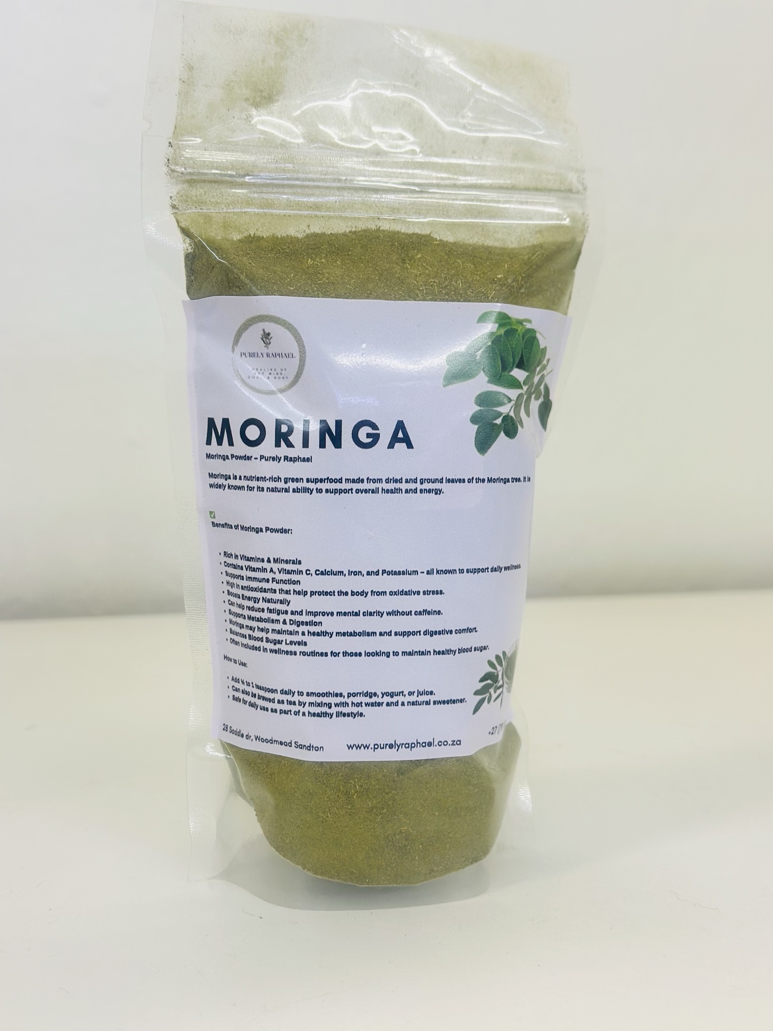 Moringa powder (100 grams) - Image 2