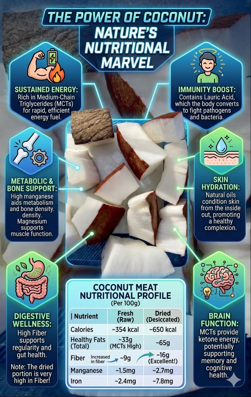 Coconut slices (Chips) 50 grams - Image 4
